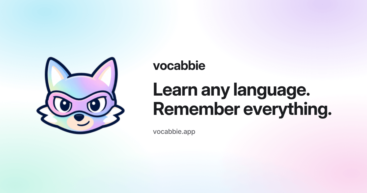 Mastering Arabic script and pronunciation with flashcards — Vocabbie